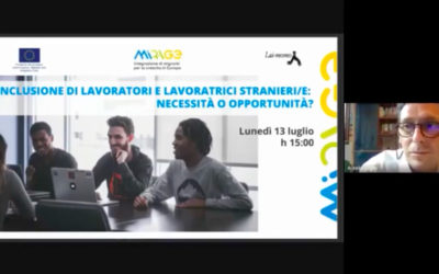 Video del webinar “Inclusione di lavoratori e lavoratrici stranieri/e: necessità o opportunità?”